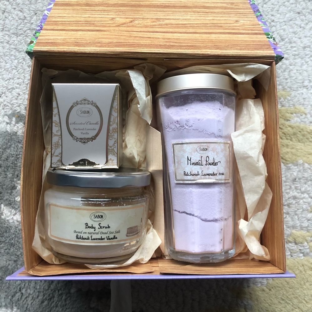 Sabon Patchouli Lavender Bath Kit